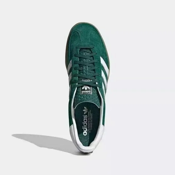 13M - [NEW] Men's adidas Gazelle Indoor Shoes Green IG1596 - Picture 2 of 8